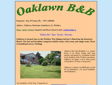 Tablet Screenshot of oaklawnhouse.com